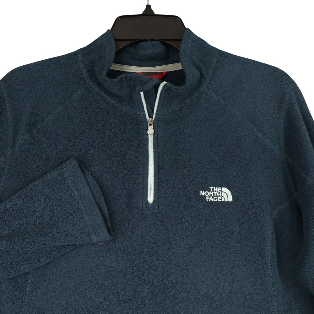 The North Face Fleece Quarter Zip Pullover Womens XL Quarter Zip Hiking Outing